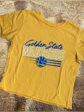 Fanatics cropped golden state warriors baby tee 100% cotton 🍸  women’s small